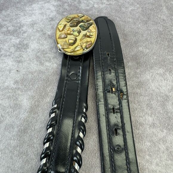 Frontier Series 1385 Belt With Buckle Size 38 Made In USA Steel Hand Laced - Picture 6 of 10